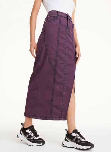 Skirts & Shorts Purple Dkny Seamed Skirt Women