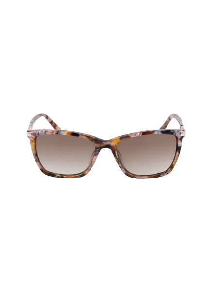 Tortoise/Pearlized Blush Cat Eye Sunglasses Eyewear Women Dkny