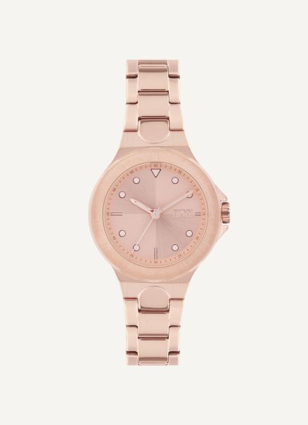 Watches Dkny Rose Gold Women Chambers Watch