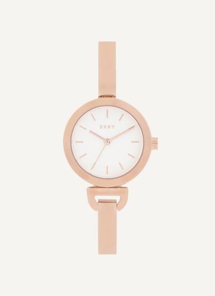 Uptown D Band Watch Rose Gold Women Dkny Watches