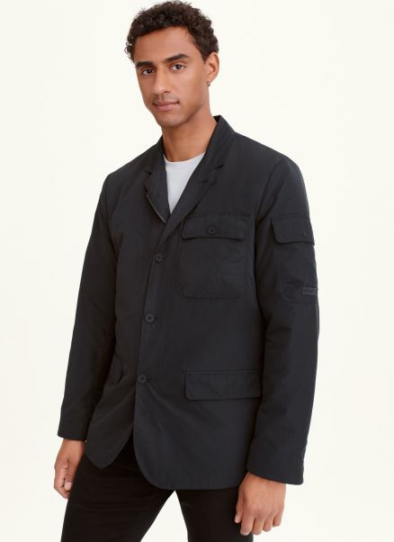 Travel Blazer Outerwear & Jackets Dkny Black Men