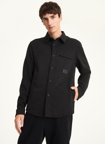 Dkny Black Tweed Jacket Outerwear & Jackets Black Men