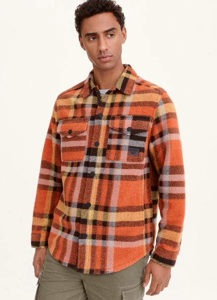 Outerwear & Jackets Autumn Autumn Plaid Shirt Jacket Dkny Men