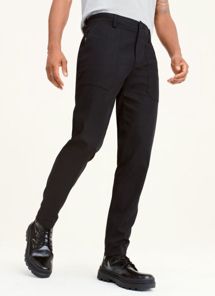 Smart Fatigue Pant Black Jeans, Pants & Shorts Men Dkny