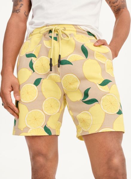 Jeans, Pants & Shorts Lemon Print Pull On Short Men Lemon Dkny
