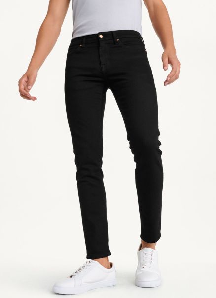 Jeans, Pants & Shorts Skinny Black Rinse Denim Men Black Dkny