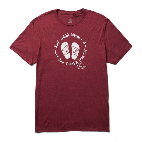 Popular Wine Chaco Long Time Logo Tee - Graphic Tees Women T-Shirts