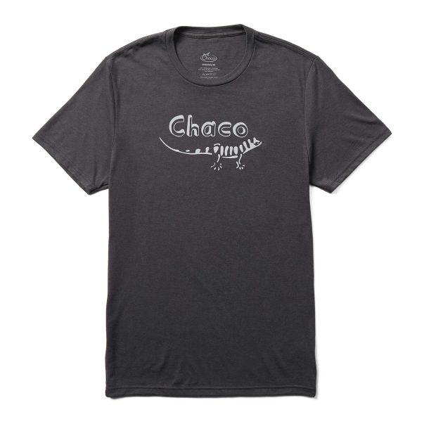 Chaco Vintage Logo Tee - Graphic Tees T-Shirts Markdown Dark Grey Women