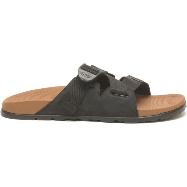 Compact Slides Men Men's Lowdown Leather Slide - Sandals Chaco Black