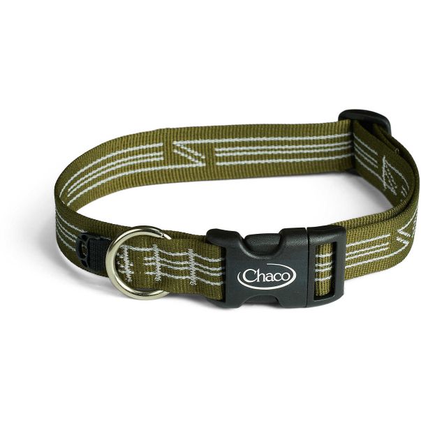 Chaco Dog Collars - Dog Gear Moss Reflective Classic Dog